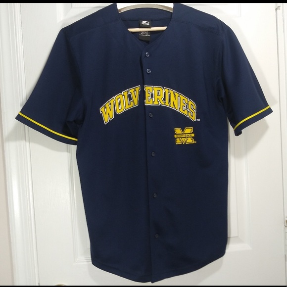 STARTER Other - Michigan Wolverine baseball jersey STARTER Other - Michigan Wolverine baseball jersey
